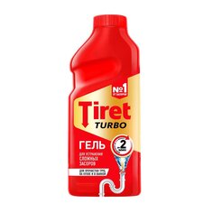 Средство от засоров Tiret, Turbo, гель, 500 мл