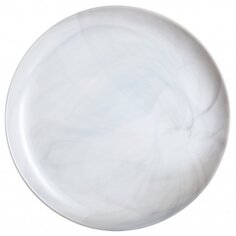 Тарелка обеденная, стекло, 25 см, круглая, Diwali Marble, Luminarc, P9908