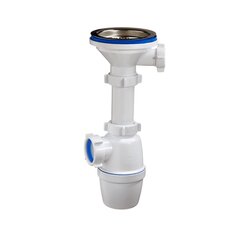 Сифон для мойки, 3" 1/2х40, с выпуском, Orio, А-4027