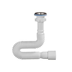 Сифон для мойки, 850 мм, 1" 1/4х40/50, полипропилен, с выпуском, Orio, А-3018