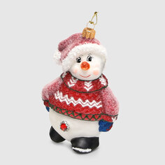 Игрушка елочная Irena снеговик в свитере