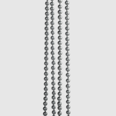 Бусы Long Cheng Yiwu City стиль 20-х годов серые 70-75 см