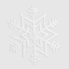 Подвеска Due Esse Christmas снежинка 25 см