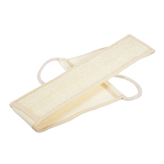 Мочалка из люфы, лента с сегментами, с хлопком "Банные штучки" /30