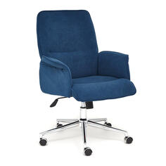 Кресло ТС 64х45х128 см флок синий TC