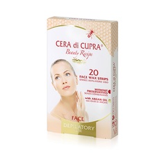 Полоски для депиляции Cera di Cupra FACE WAX STRIPS 20шт