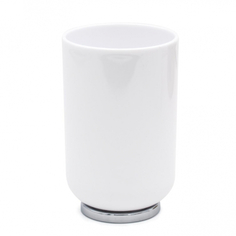 Стакан Ridder Alba белый с серебряным 7,1х11,1 см