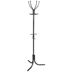 Вешалка Ника вк4/ч черная 60х60х180 см 4 крючка Nika