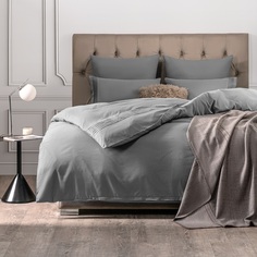Комплект постельного белья Sleepix Миоко серый Евро
