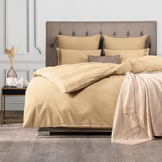 Комплект постельного белья Sleepix Миоко бежевый Евро