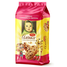 Печенье Рот Фронт сдобное клюква-шоколад, 140 г