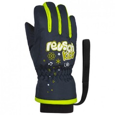 Перчатки Reusch 18-19 Kids Dress Blue/Safety Yellow