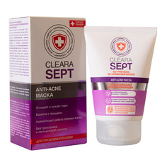 ClearaSept, Маска для лица Anti-Acne, 100 мл (УЦЕНКА)