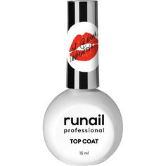 ruNail, Топ для гель-лака Gloss Non Sticky, 15мл