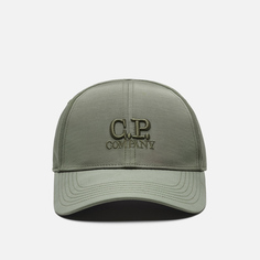 Кепка C.P. Company Chrome-R Logo Recycled, цвет зелёный