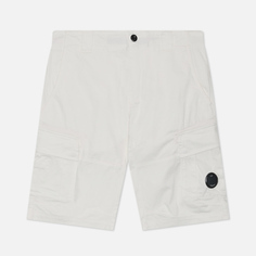 Мужские шорты C.P. Company Stretch Sateen Cargo Lens Detail, цвет белый