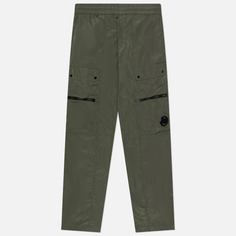 Мужские брюки C.P. Company Chrome-R Regular Utility, цвет зелёный, размер 50