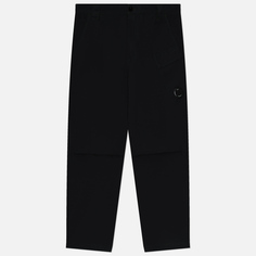 Мужские брюки C.P. Company Flatt Nylon Regular Utility, цвет чёрный