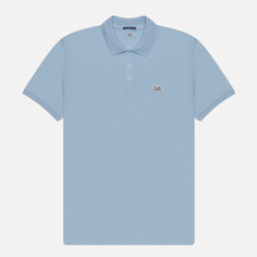 Мужское поло C.P. Company 70/2 Mercerized Jersey, цвет голубой, размер M