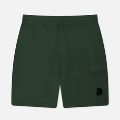 Мужские шорты C.P. Company Cotton Diagonal Fleece Cargo Resist Dyed, цвет зелёный, размер L