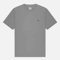 Мужская футболка C.P. Company 30/1 Jersey Goggle, цвет серый, размер XL