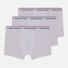 Комплект мужских трусов Tommy Hilfiger Underwear 3-Pack Stretch Cotton Low Rise Trunks, цвет белый, размер XXL