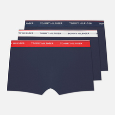Комплект мужских трусов Tommy Hilfiger Underwear 3-Pack Premium Essential Trunks, цвет синий