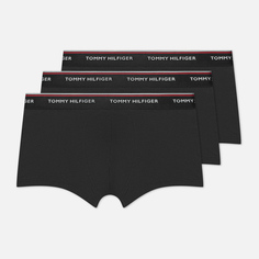 Комплект мужских трусов Tommy Hilfiger Underwear 3-Pack Premium Essential Trunks, цвет чёрный