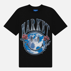 Мужская футболка MARKET Smiley Reflect, цвет чёрный, размер L