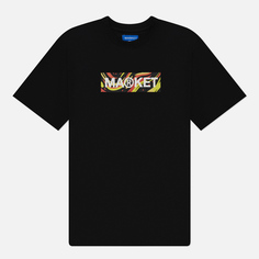 Мужская футболка MARKET Bar Logo, цвет чёрный, размер M