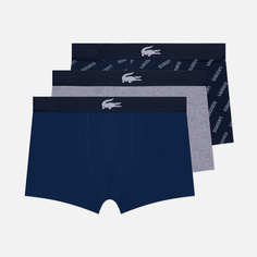 Комплект мужских трусов Lacoste Underwear 3-Pack Trunk Casual, цвет комбинированный, размер XL