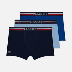 Комплект мужских трусов Lacoste Underwear 3-Pack Iconic Three-Tone Waistband, цвет комбинированный