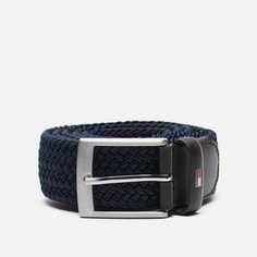 Ремень Tommy Jeans Adan Tonal Braided Elastic Webbing, цвет синий