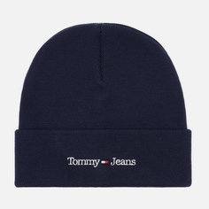 Шапка Tommy Jeans Logo Embroidery, цвет синий