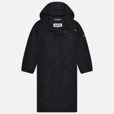 Мужская куртка парка Aigle Long Hooded MTD Ultra Hot, цвет чёрный, размер XXL