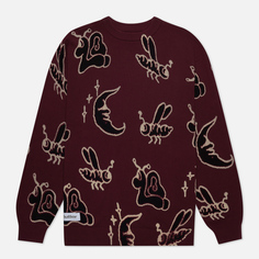 Мужской свитер Butter Goods Critter, цвет бордовый, размер XXL