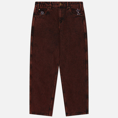 Мужские джинсы Butter Goods Critter Denim, цвет бордовый