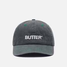 Кепка Butter Goods Rounded Logo 6 Panel, цвет чёрный