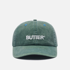 Кепка Butter Goods Rounded Logo 6 Panel, цвет зелёный