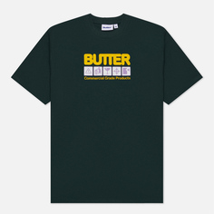 Мужская футболка Butter Goods Symbols, цвет зелёный, размер S