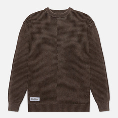Мужской свитер Butter Goods Washed, цвет коричневый, размер XXL