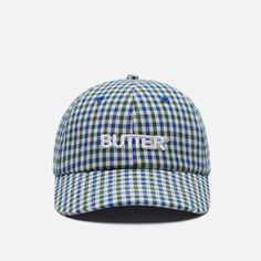 Кепка Butter Goods Gingham 6 Panel, цвет зелёный