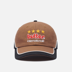 Кепка Butter Goods Internationale 6 Panel, цвет коричневый