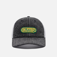 Кепка Butter Goods Denim Trucker, цвет чёрный