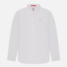 Мужская рубашка Tommy Jeans Stretch Slim Fit, цвет белый