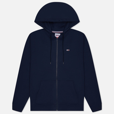 Мужская толстовка Tommy Jeans Regular Fleece Full Zip Hoodie, цвет синий, размер XXL