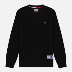 Мужской свитер Tommy Jeans Regular Structured, цвет чёрный