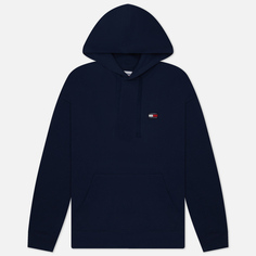 Мужская толстовка Tommy Jeans Small Badge Relaxed Hoodie, цвет синий, размер S