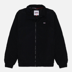 Мужская демисезонная куртка Tommy Jeans Essential Padded, цвет чёрный