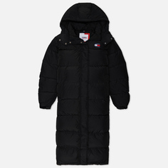 Женский пуховик Tommy Jeans Alaska Long Puffer, цвет чёрный, размер L